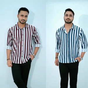 2 Stripe Shirts Combo - A